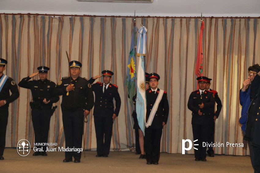 Reppetto particip� del acto de la Polic�a Federal en Pinamar