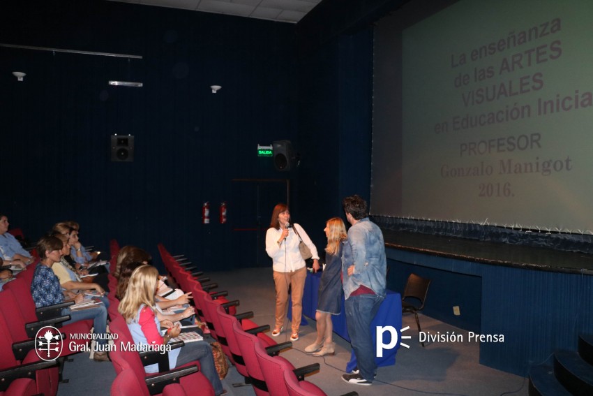 Gonzalo Manigot brind una charla sobre las prcticas docentes de arte
