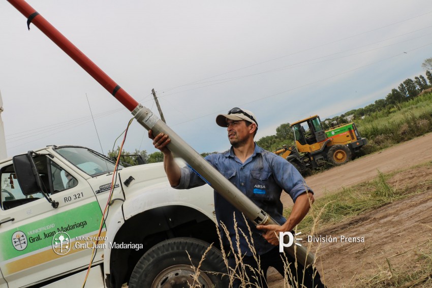 Comenzaron los trabajos para regularizar el servicio de agua potable