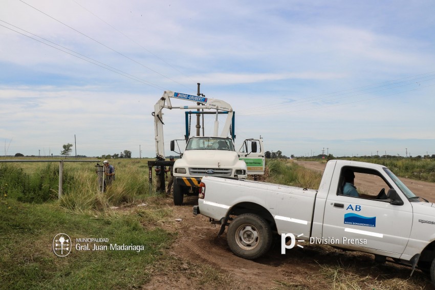 Comenzaron los trabajos para regularizar el servicio de agua potable