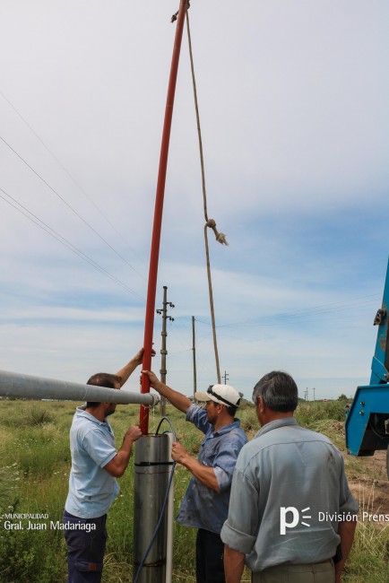 Comenzaron los trabajos para regularizar el servicio de agua potable