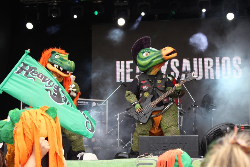 AcercArte: Los Heavysaurios brillaron en el escenario mayor