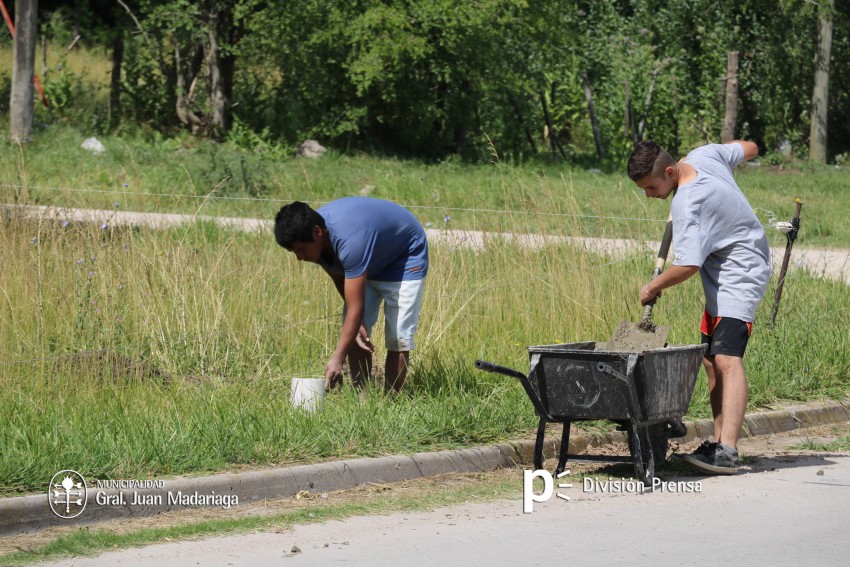 Santoro recorri la ciudad y supervis el avance de distintas obras