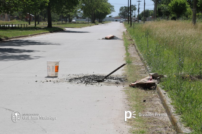 Santoro recorri la ciudad y supervis el avance de distintas obras