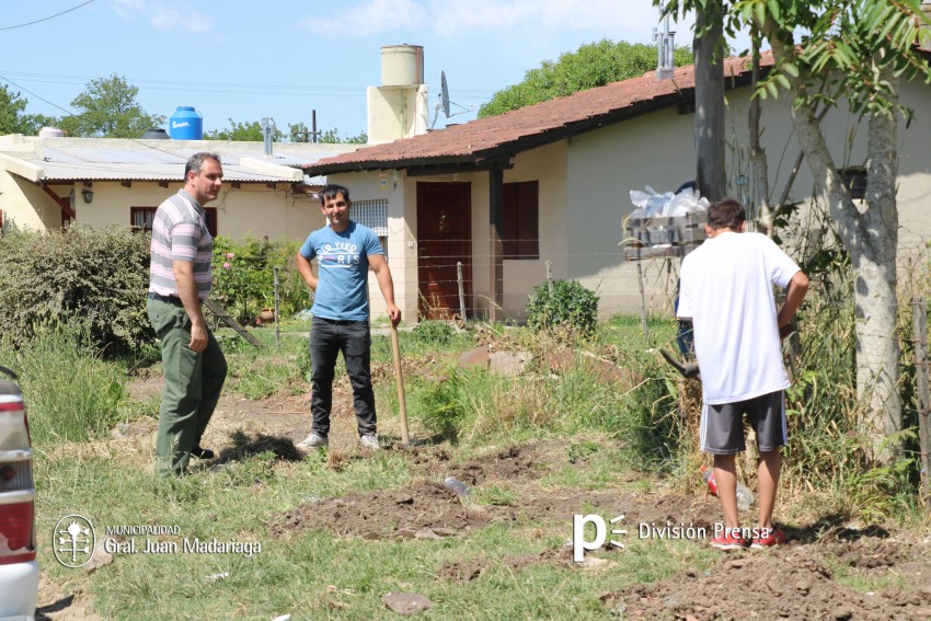 Santoro recorri la ciudad y supervis el avance de distintas obras