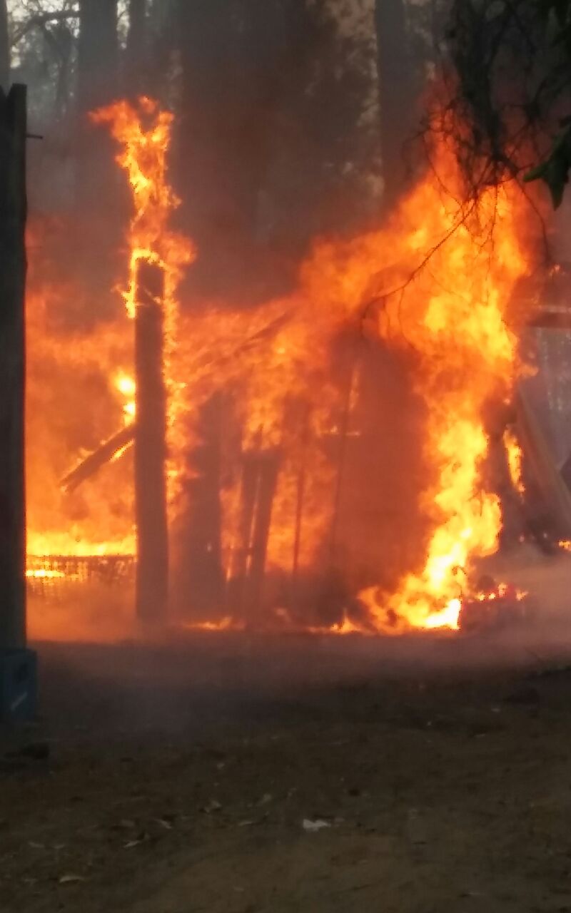 Incendio en el Frente de Ruta - Santoro: Esto es una zona de desastre