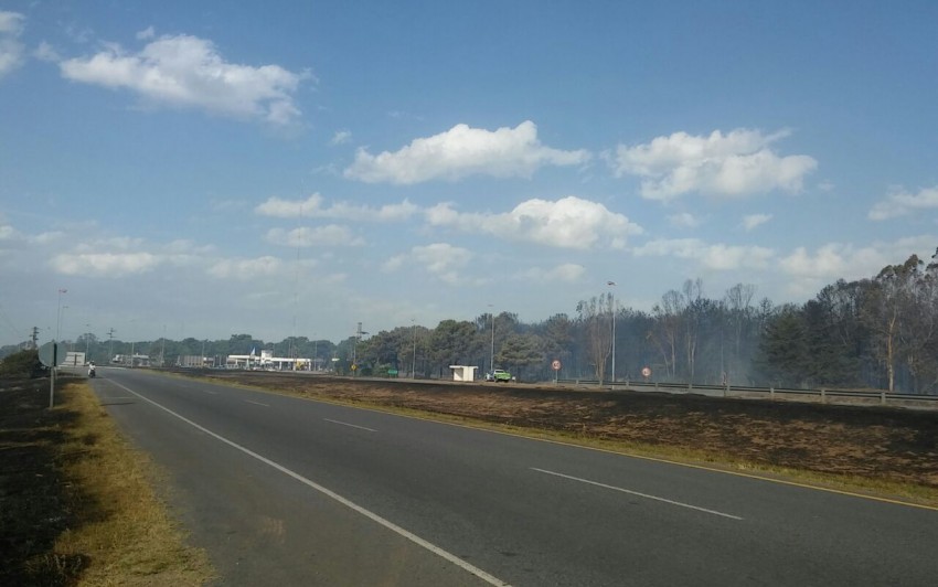 Incendio en el Frente de Ruta - Santoro: Esto es una zona de desastre