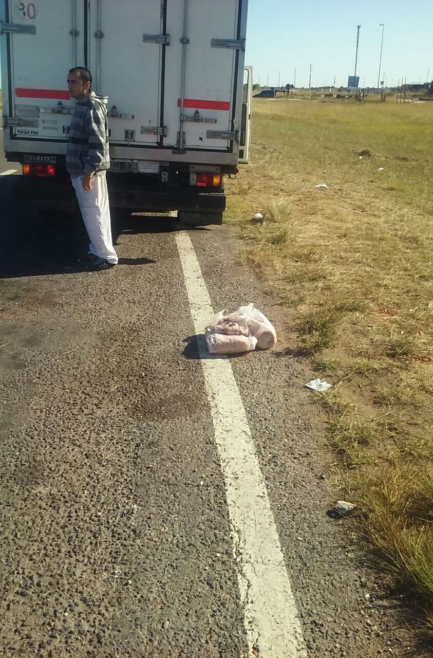 Infraccionaron a un camionero por transportar productos sin la habilit