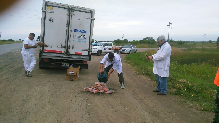 Decomisaron un camin que trasladaba mercadera sin la habilitacin co