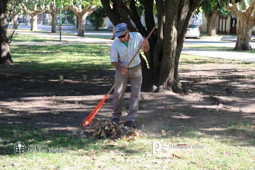 Arturo Prez, el encargado de Plaza Madariaga