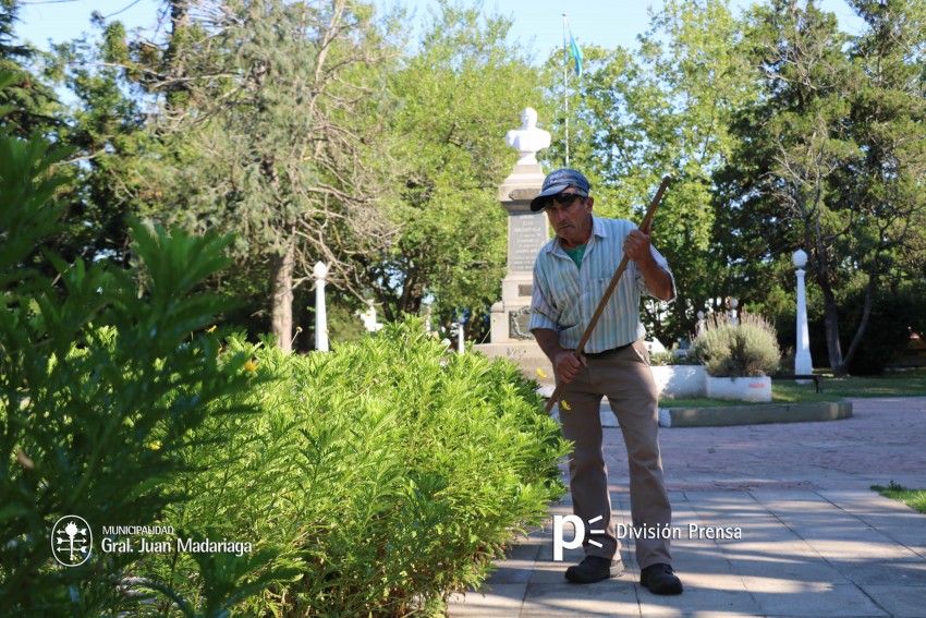 Arturo Prez, el encargado de Plaza Madariaga