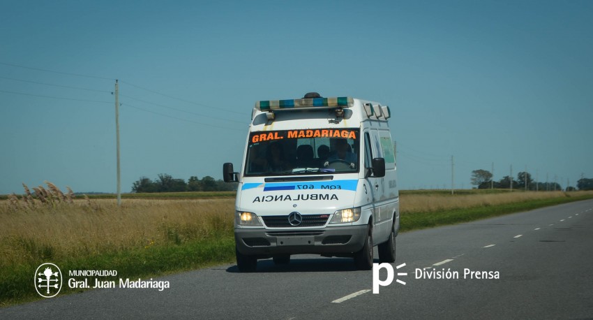 Vuelco en ruta 74: trasladaron a 3 heridos al Hospital Municipal