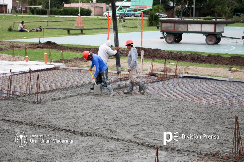 Rellenaron la segunda parte de la platea del jardn maternal