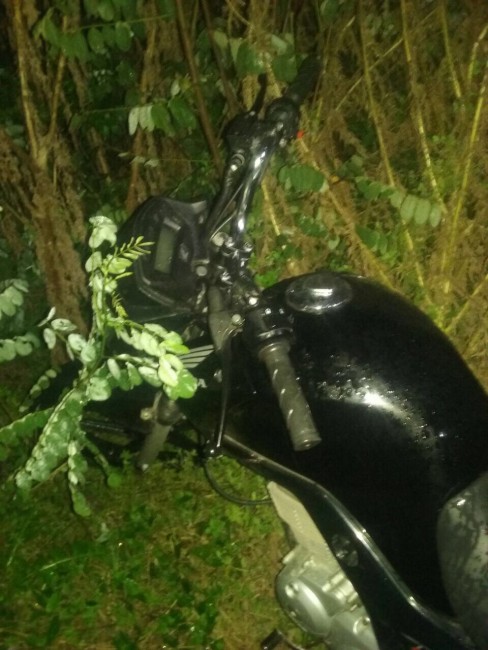 Hallaron abandonada una motocicleta que haba sido sustrada minutos a