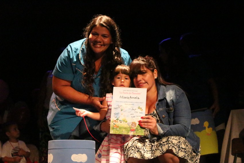 Egresaron los ni�os del jard�n maternal municipal 