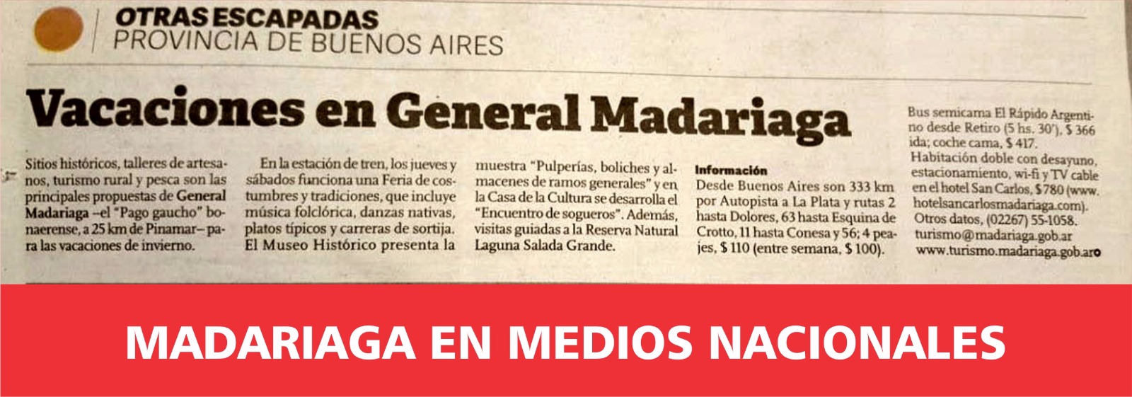 madariaga en medios nacionales