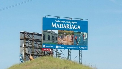 Madariaga ya tiene presencia en ruta