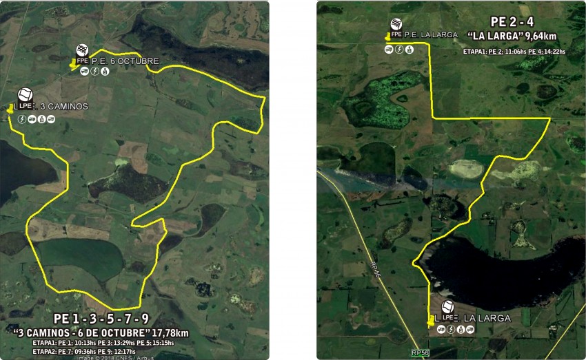 mapas de recorrido rally pagos del tuyu