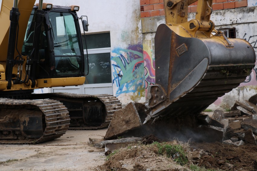 Maquinaria tanque de agua