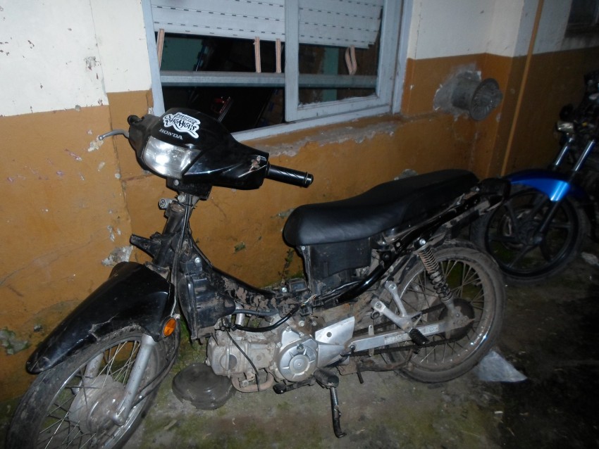 moto secuestrada en madariaga