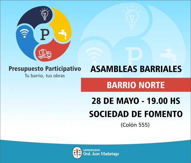 Presupuesto Participativo Barrio Norte