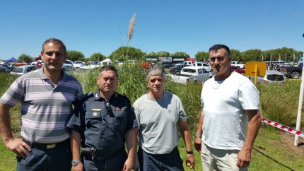 Santoro verificó el operativo de seguridad por el Enduro del Verano