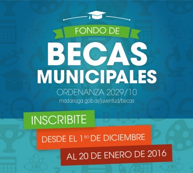 Se extendi el plazo de inscripcin para las Becas Municipales