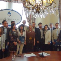 Popovich con Alicia Kirchner