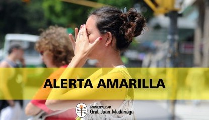 Alerta amarilla para Madariaga