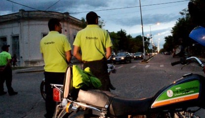 Control de trnsito a motos