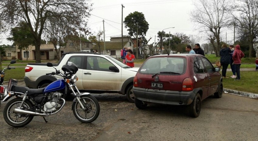 auto secuestrado choque