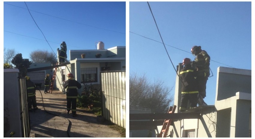 bomberos chimenea