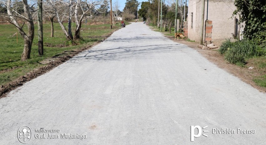 calle polvo de piedra