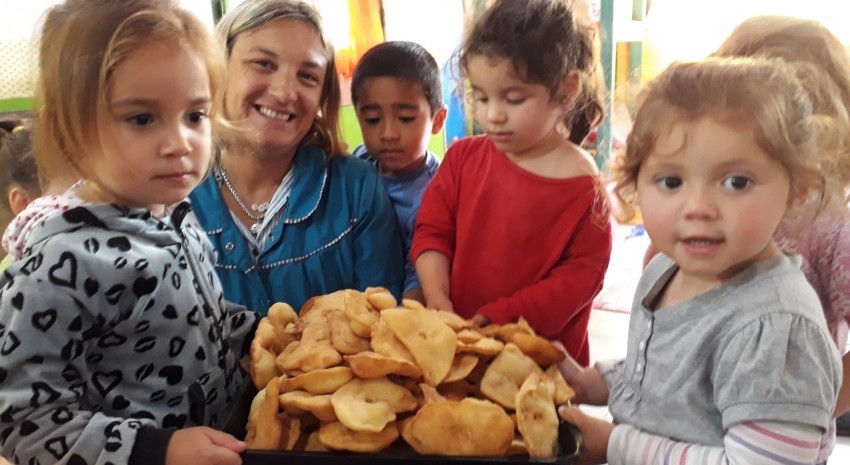 casita de chocolate tortas fritas