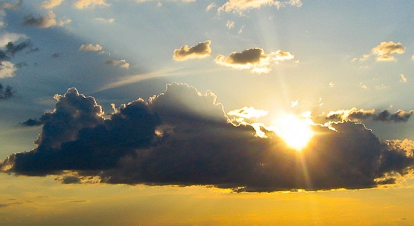 nubes sol