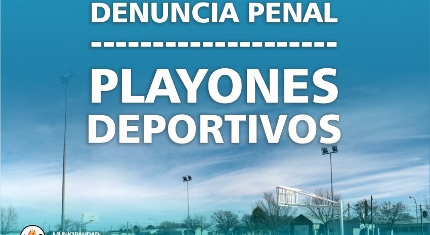 Denuncia Penal playones deportivos General juan Madariaga Esteban Santoro