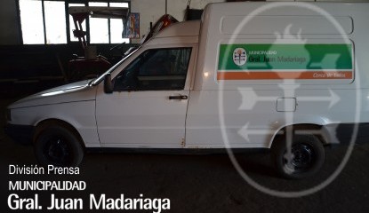 Camioneta Fiat Fiorino con pedido de secuestro
