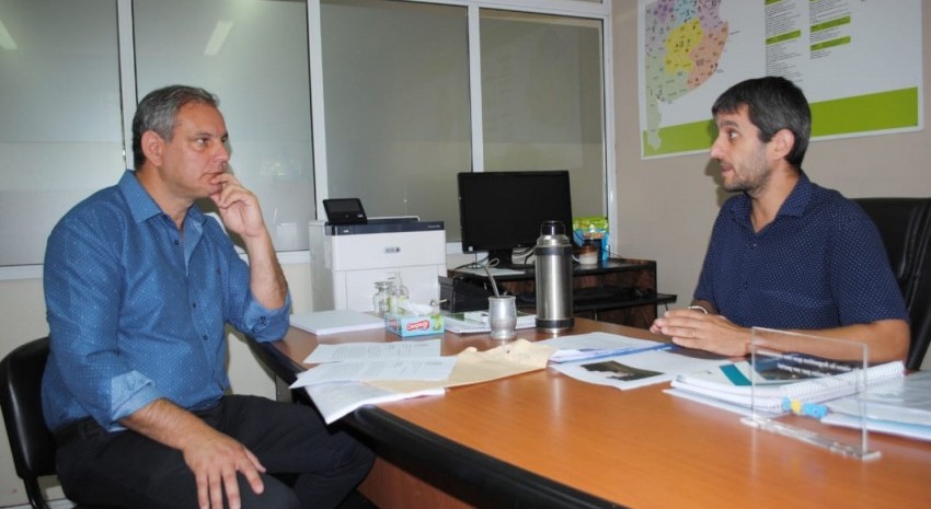Esteban Santoro junto a Mariano Rey