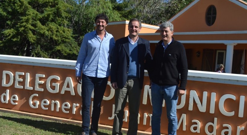 Esteban Santoro, Martn Yeza y Gustavo Barrera en el Frente de Ruta