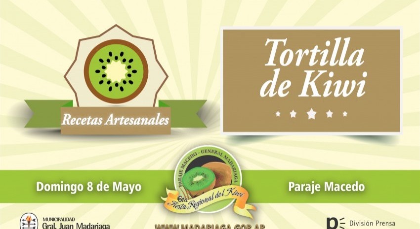 Fiesta del kiwi - Receta Tortilla de kiwi