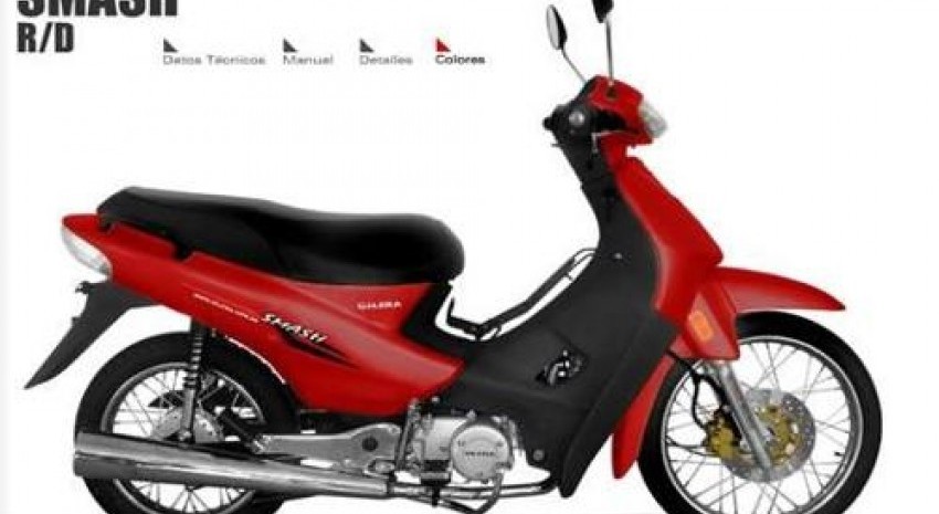 Gilera Smash roja