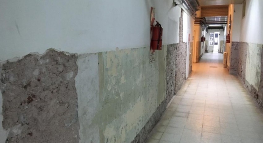 hospital obras pasillos