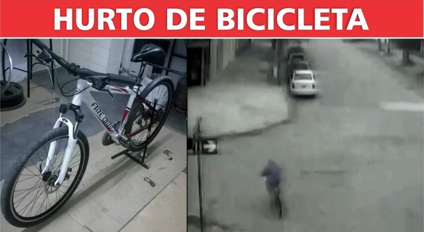 Hurto de bicicleta en Madariaga