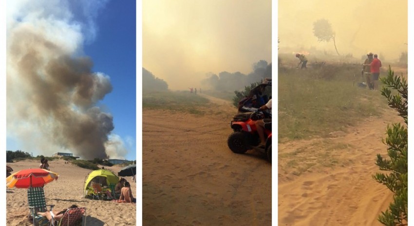 Incendio Villa Gesell Forestal