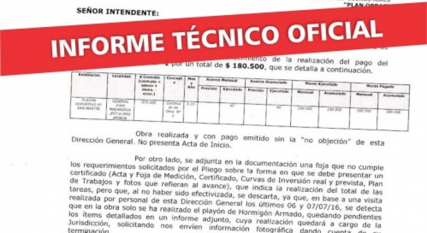 informe tecnico