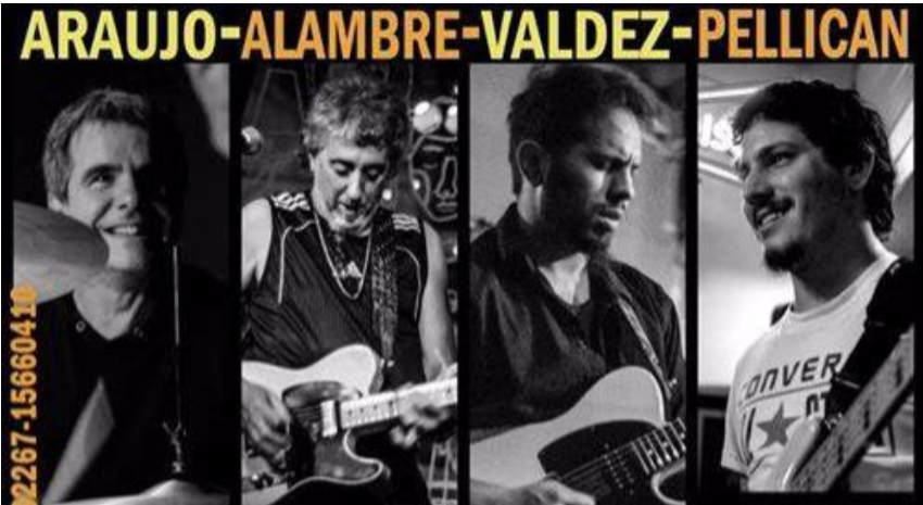 Jorge Araujo, Alambre Gonzlez, Andrs Pellican y Ezequiel Valdez