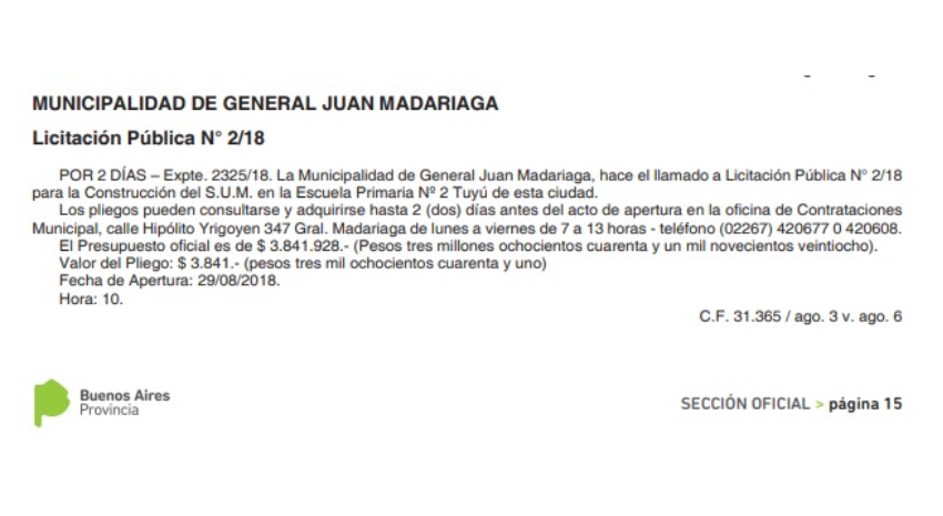 licitacion