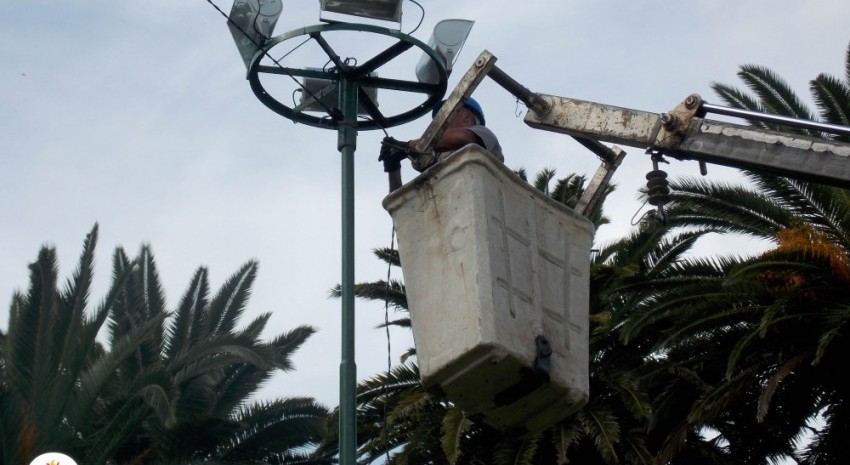 Inaugurarn esta noche el nuevo sistema lumnico del Parque Anchorena