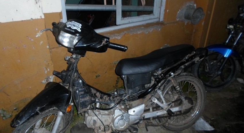 moto secuestrada en madariaga