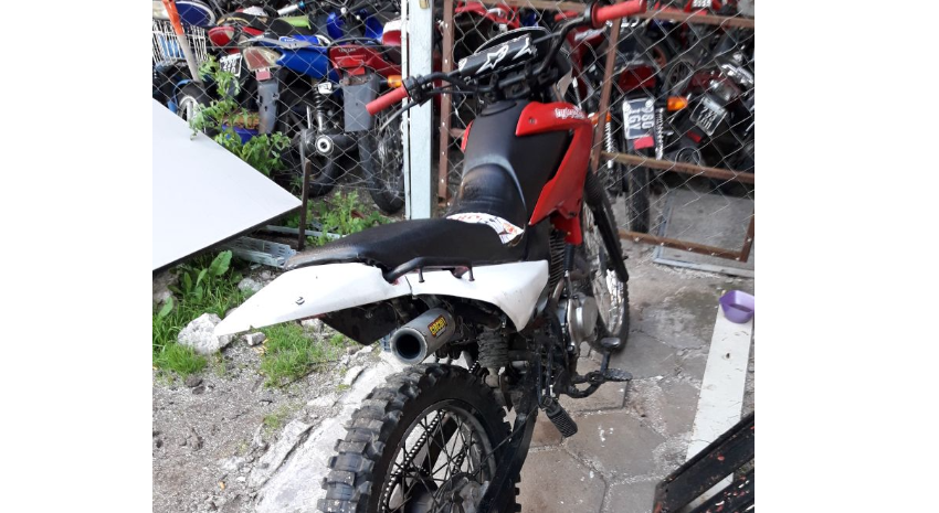 moto secuestrada